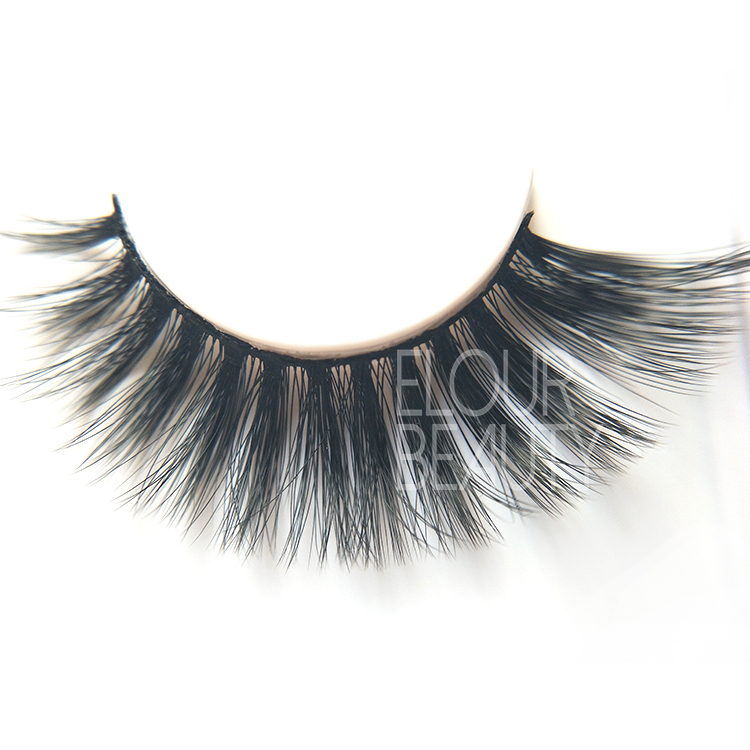 Faux mink volume 3d beauty lashes with private label packaging wholesale ED72
